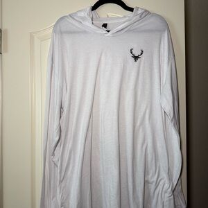 Buckup White Hoodie Size XXL